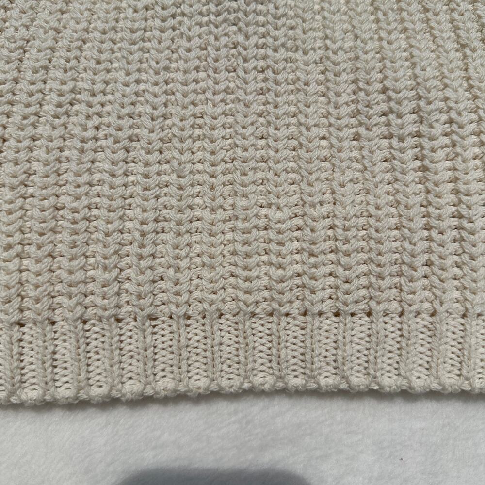 Cordera Cropped Ecotec Cotton Sweater Tank Top White One Size NWT - Picture 11 of 14